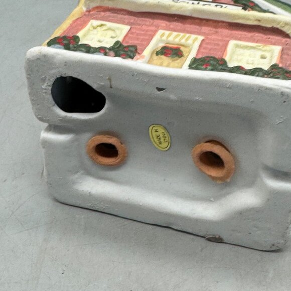 Vintage Christmas Village Noma Ceramic Schoolhouse Holiday Decor READ - Picture 6 of 6